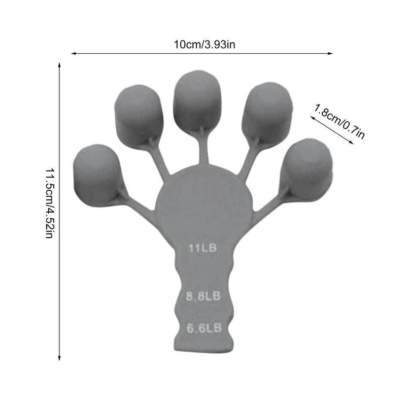 Summit Lab Finger Expander Hand Grip Strengthener for Wrist Rehabilitation and Resistance Training - Silicone Exerciser