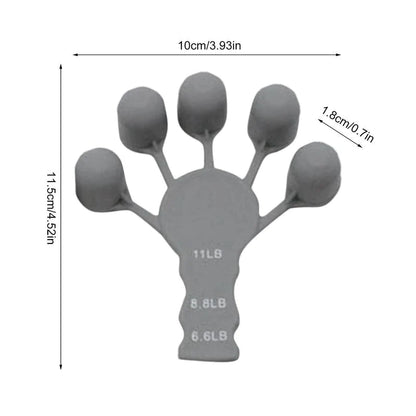 Summit Lab Finger Expander Hand Grip Strengthener for Wrist Rehabilitation and Resistance Training - Silicone Exerciser