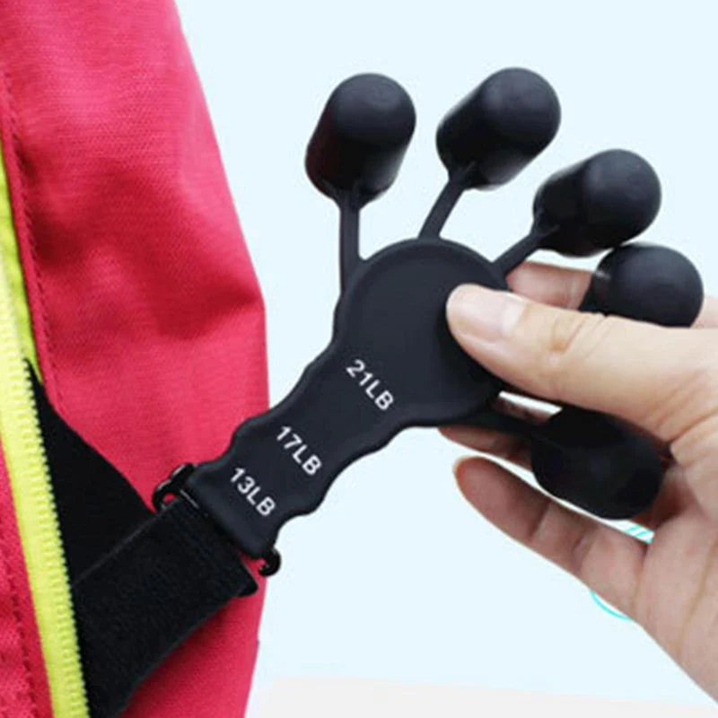 Summit Lab Finger Expander Hand Grip Strengthener for Wrist Rehabilitation and Resistance Training - Silicone Exerciser