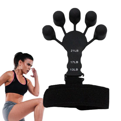 Summit Lab Finger Expander Hand Grip Strengthener for Wrist Rehabilitation and Resistance Training - Silicone Exerciser