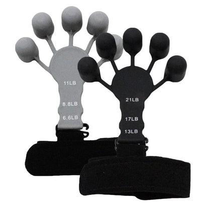 Summit Lab Finger Expander Hand Grip Strengthener for Wrist Rehabilitation and Resistance Training - Silicone Exerciser