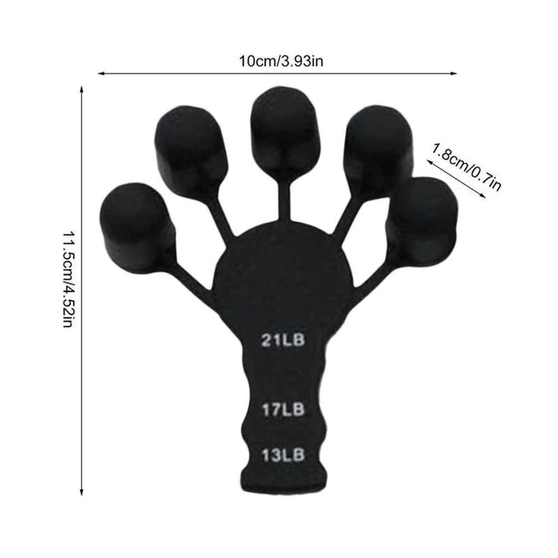 Summit Lab Finger Expander Hand Grip Strengthener for Wrist Rehabilitation and Resistance Training - Silicone Exerciser