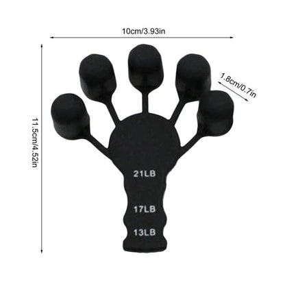 Summit Lab Finger Expander Hand Grip Strengthener for Wrist Rehabilitation and Resistance Training - Silicone Exerciser