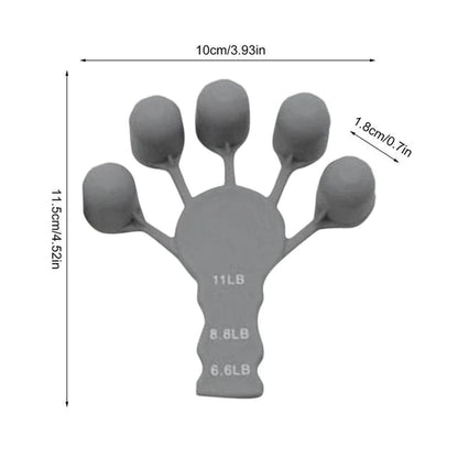 Summit Lab Finger Expander Hand Grip Strengthener for Wrist Rehabilitation and Resistance Training - Silicone Exerciser